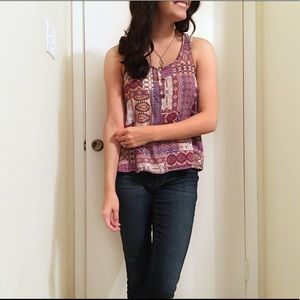 ✨Pretty Patterned Tank Top✨